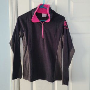 Black 1/2 Zip Pullover Sweatshirt